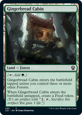 Gingerbread Cabin (290) [Commander 2021]