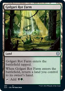 Golgari Rot Farm (291) [Commander 2021]
