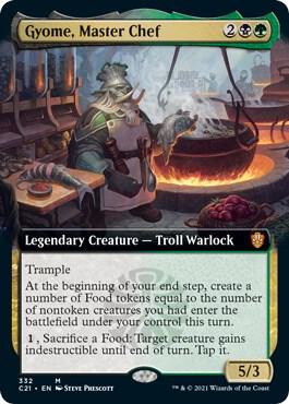 Gyome, Master Chef (Extended Art) (332) [Commander 2021] [Extended Art]