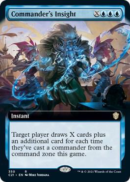 Commander's Insight (Extended Art) (350) [Commander 2021] [Extended Art]