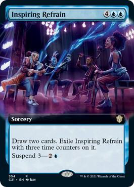 Inspiring Refrain (Extended Art) (354) [Commander 2021] [Extended Art]