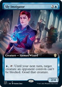 Sly Instigator (Extended Art) (359) [Commander 2021] [Extended Art]
