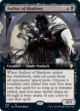 Author of Shadows (Extended Art) (362) [Commander 2021] [Extended Art]