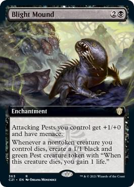 Blight Mound (Extended Art) (363) [Commander 2021] [Extended Art]