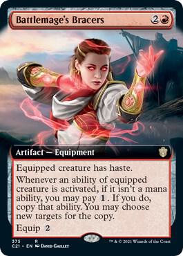 Battlemage's Bracers (Extended Art) (375) [Commander 2021] [Extended Art]