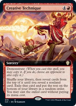 Creative Technique (Extended Art) (376) [Commander 2021] [Extended Art]