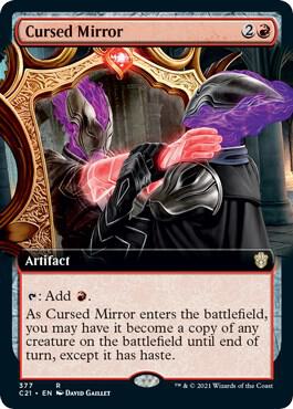 Cursed Mirror (Extended Art) (377) [Commander 2021] [Extended Art]
