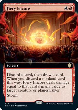 Fiery Encore (Extended Art) (378) [Commander 2021] [Extended Art]