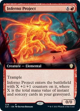Inferno Project (Extended Art) (379) [Commander 2021] [Extended Art]