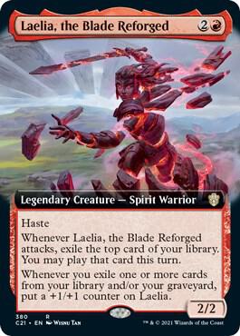 Laelia, the Blade Reforged (Extended Art) (380) [Commander 2021] [Extended Art]