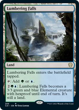 Lumbering Falls (299) [Commander 2021]