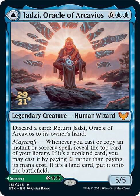 Jadzi, Oracle of Arcavios (151) [Prerelease Cards]