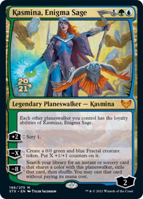 Kasmina, Enigma Sage (196) [Prerelease Cards]