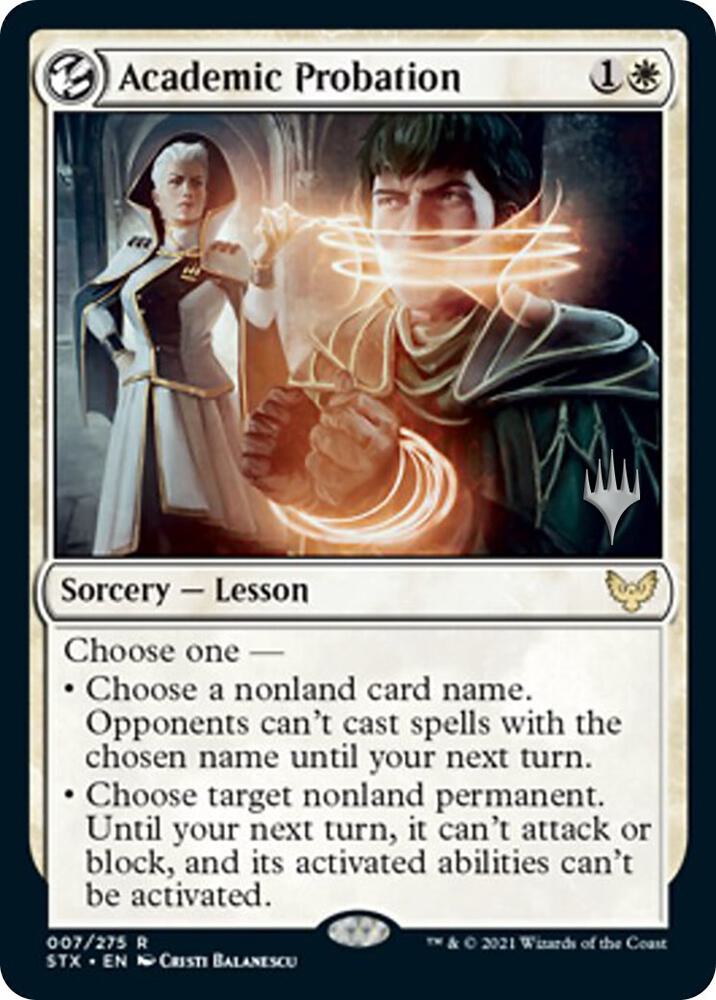 Academic Probation (7) [Strixhaven: School of Mages Promos]