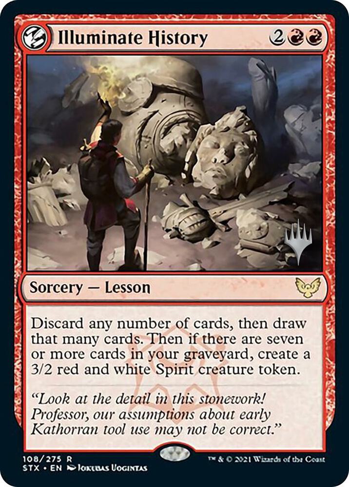 Illuminate History (108) [Strixhaven: School of Mages Promos]