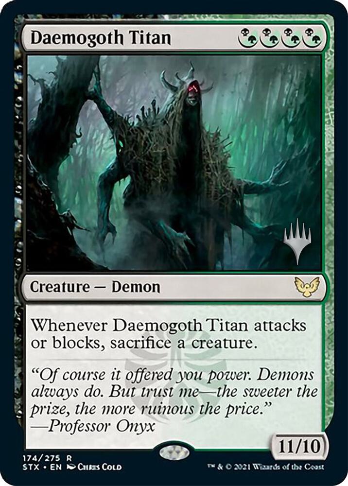 Daemogoth Titan (174) [Strixhaven: School of Mages Promos]