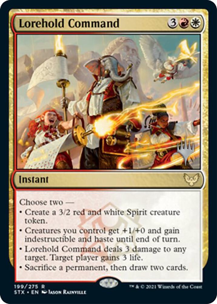 Lorehold Command (199) [Strixhaven: School of Mages Promos]