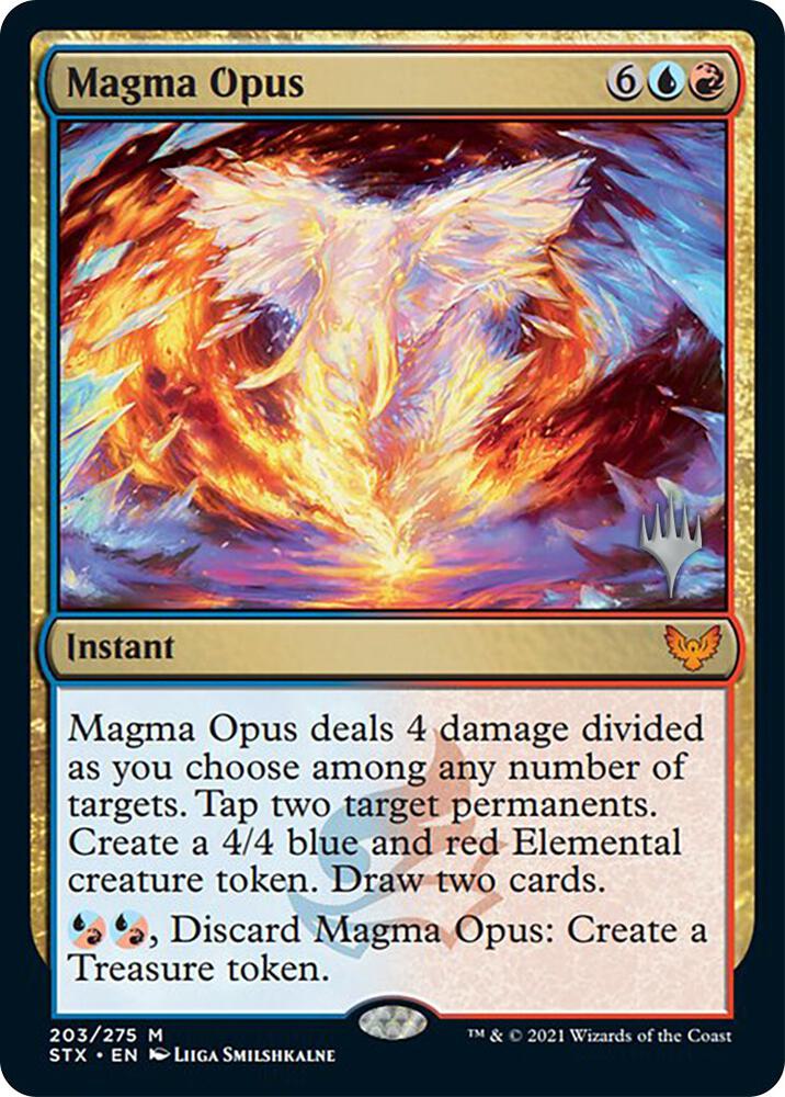 Magma Opus (203) [Strixhaven: School of Mages Promos]