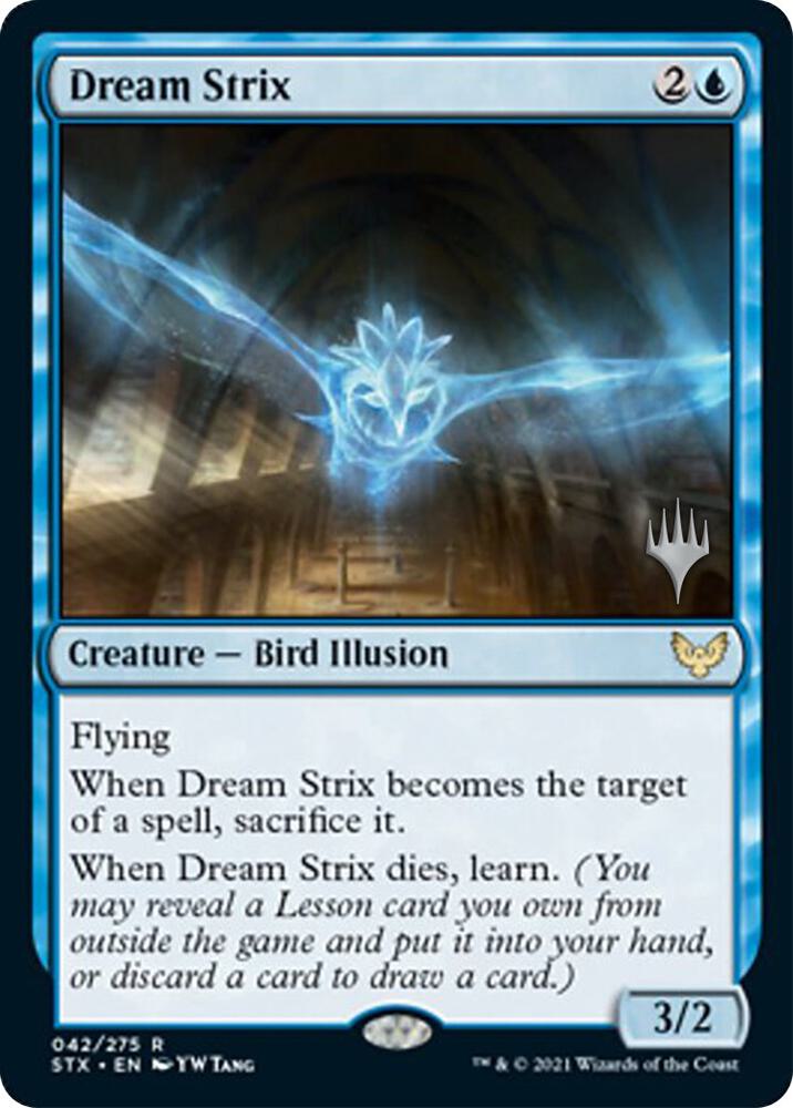Dream Strix (42) [Strixhaven: School of Mages Promos]