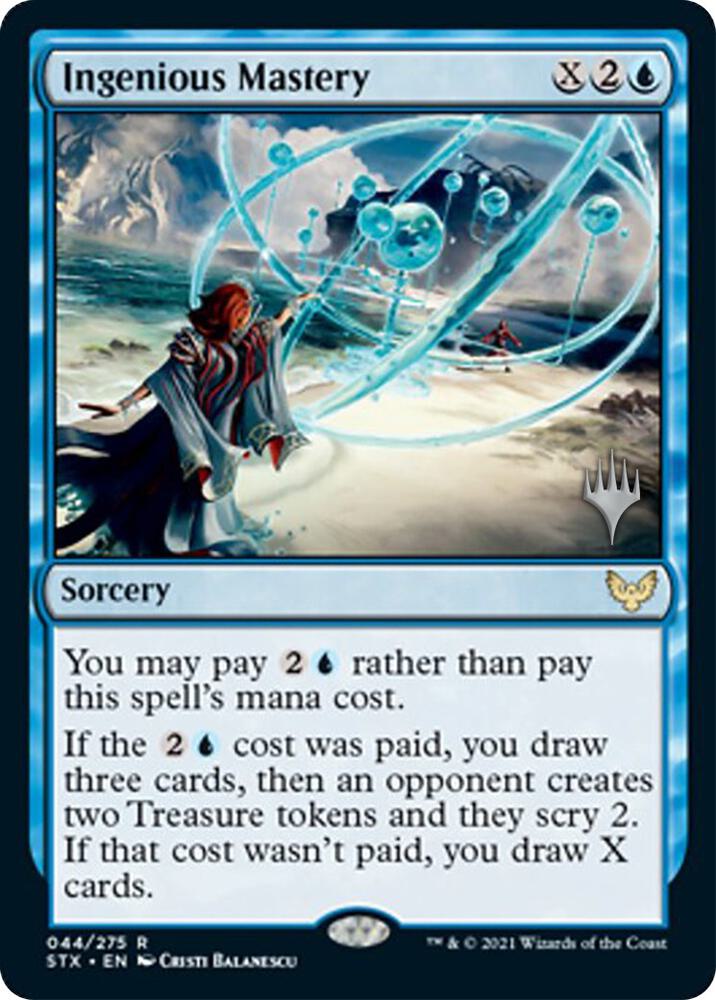 Ingenious Mastery (44) [Strixhaven: School of Mages Promos]