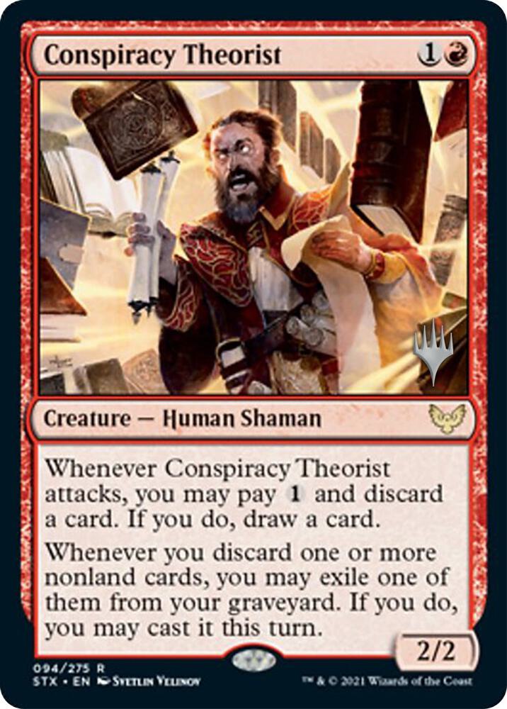 Conspiracy Theorist (94) [Strixhaven: School of Mages Promos]