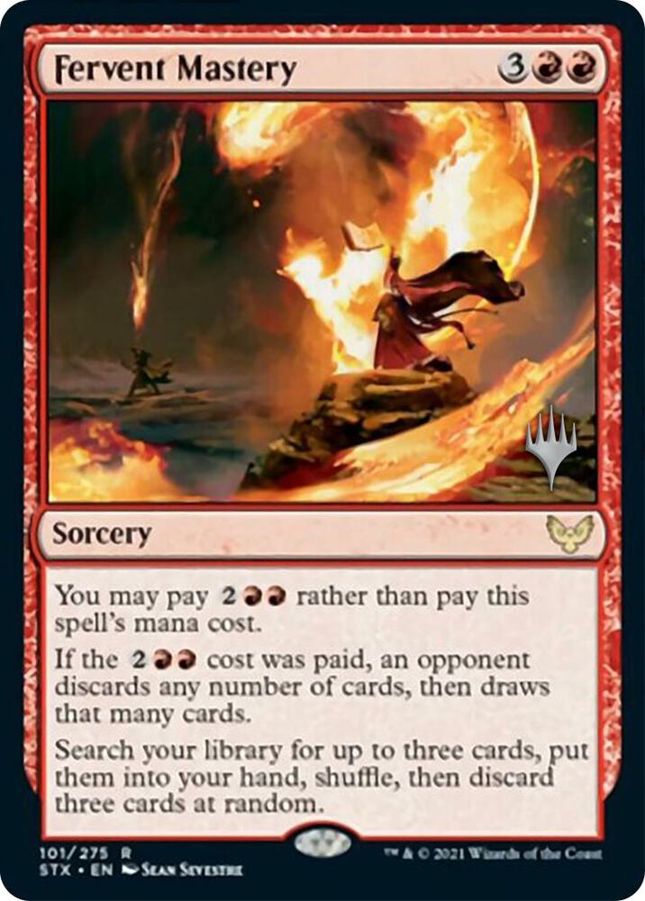 Fervent Mastery (101) [Strixhaven: School of Mages Promos]