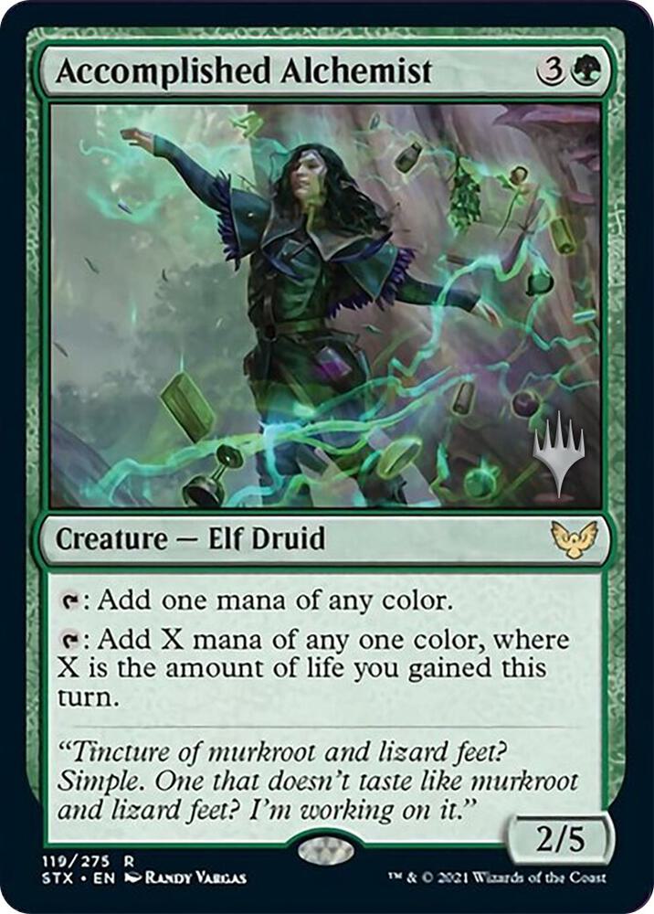 Accomplished Alchemist (119) [Strixhaven: School of Mages Promos]