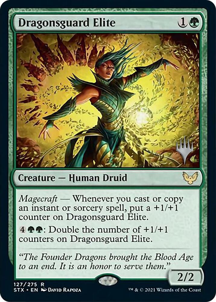 Dragonsguard Elite (127) [Strixhaven: School of Mages Promos]