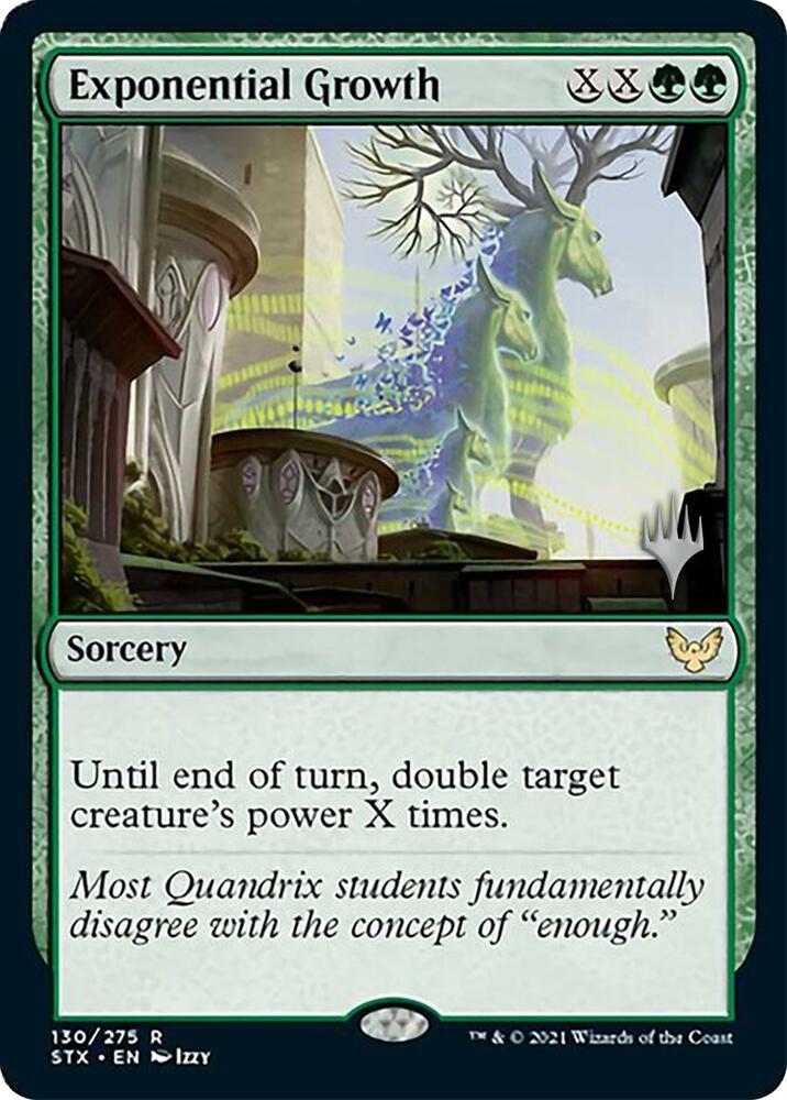 Exponential Growth (130) [Strixhaven: School of Mages Promos]