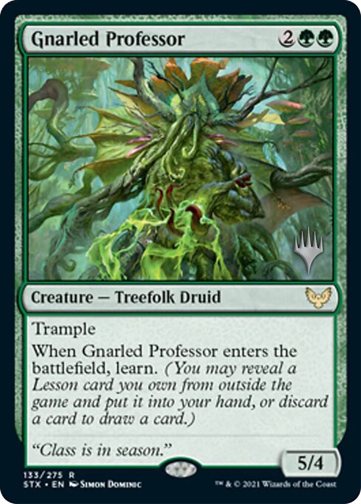 Gnarled Professor (133) [Strixhaven: School of Mages Promos]