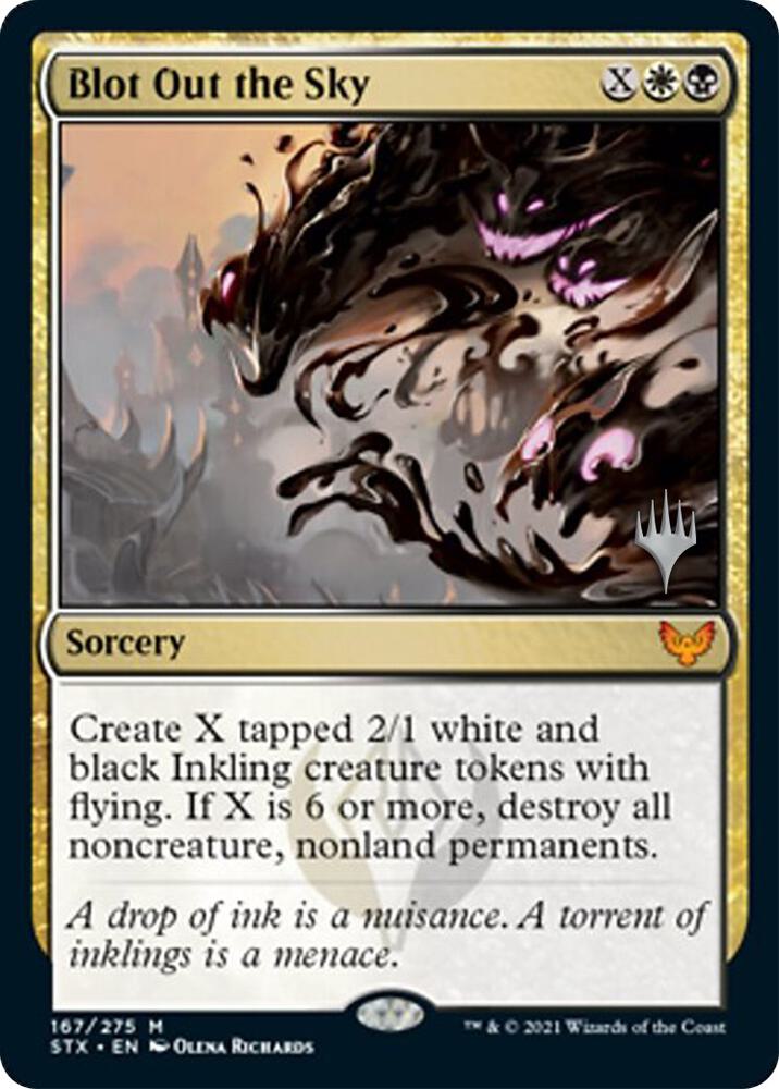 Blot Out the Sky (167) [Strixhaven: School of Mages Promos]