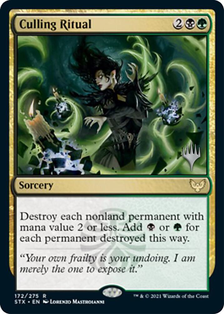 Culling Ritual (172) [Strixhaven: School of Mages Promos]