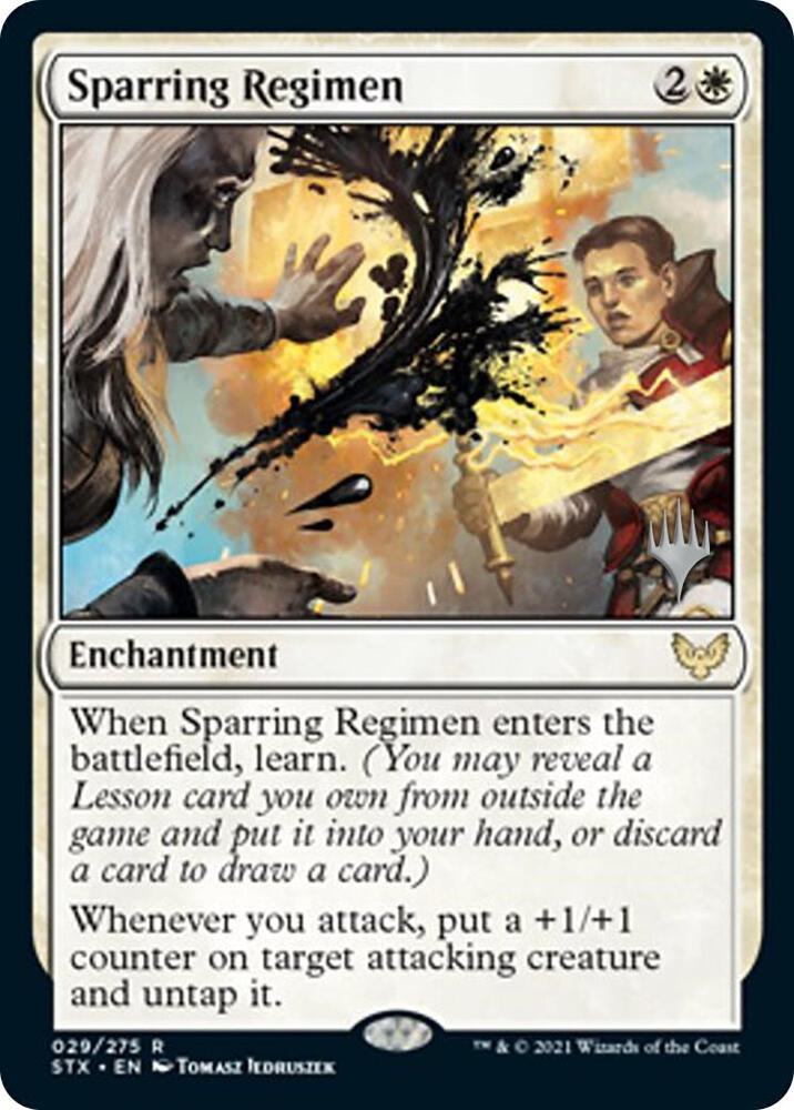 Sparring Regimen (29) [Strixhaven: School of Mages Promos]