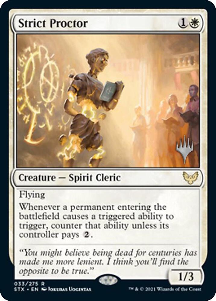 Strict Proctor (33) [Strixhaven: School of Mages Promos]