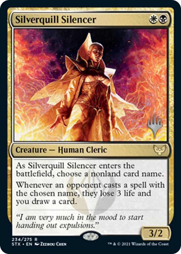 Silverquill Silencer (234) [Strixhaven: School of Mages Promos]