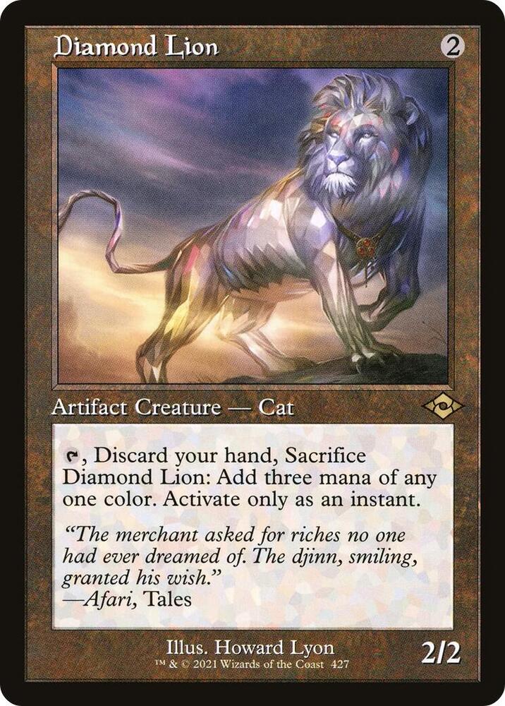 Diamond Lion (Retro Frame) (427) [Modern Horizons 2]