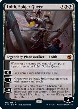 Lolth, Spider Queen (112) [Adventures in the Forgotten Realms]