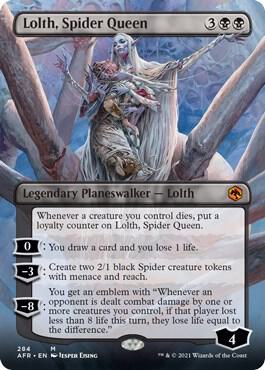 Lolth, Spider Queen (Borderless) (284) [Adventures in the Forgotten Realms] [Borderless]