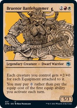 Bruenor Battlehammer (Showcase) (337) [Adventures in the Forgotten Realms] [Showcase]