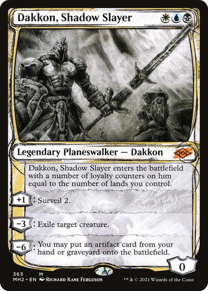 Dakkon, Shadow Slayer (Showcase) (363) [Modern Horizons 2] [Showcase]