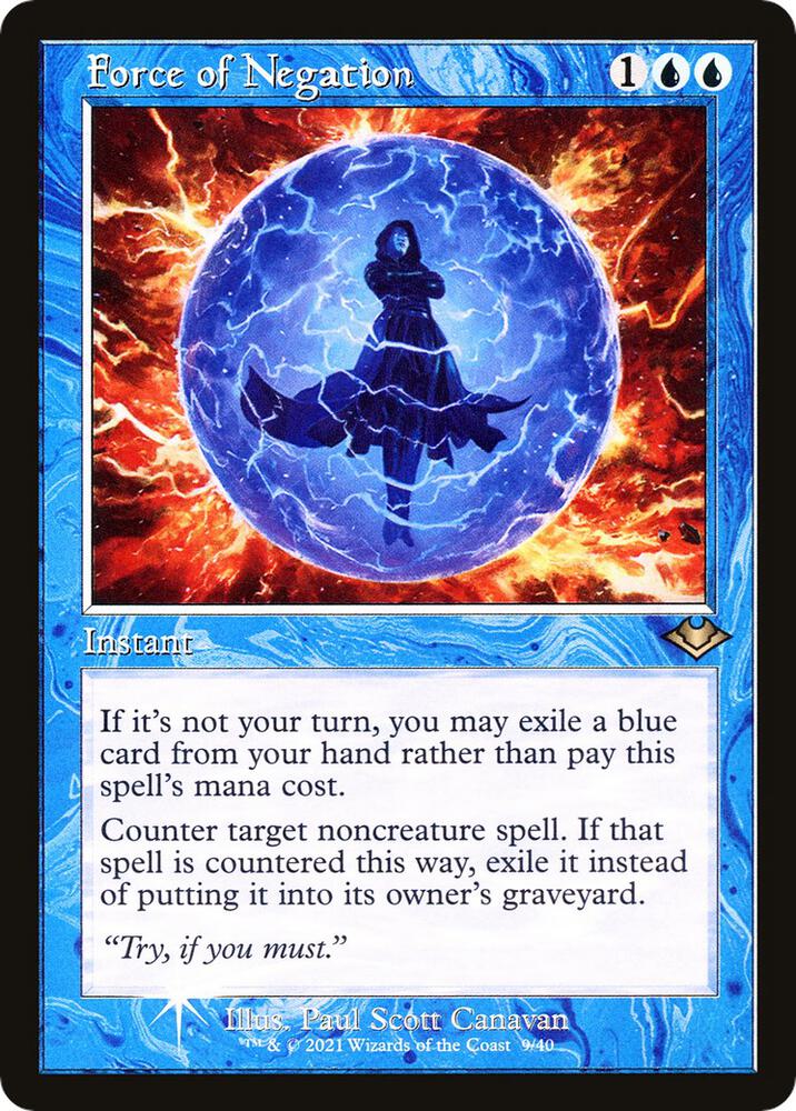Force of Negation (Retro Frame) (9) [Modern Horizons]