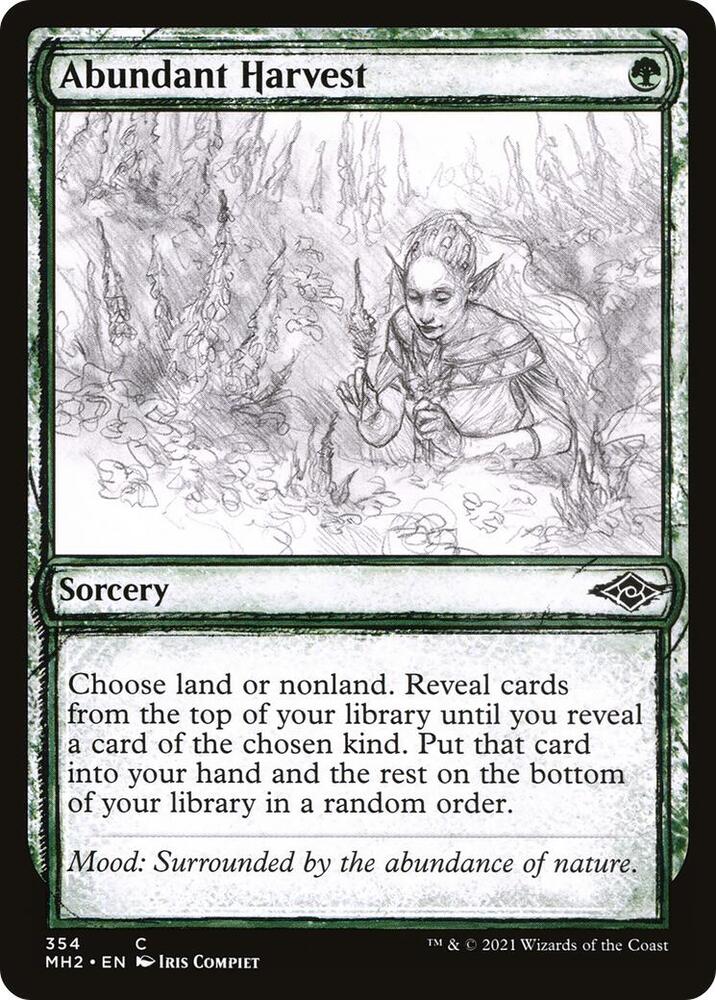 Abundant Harvest (Showcase) (354) [Modern Horizons 2] [Showcase]