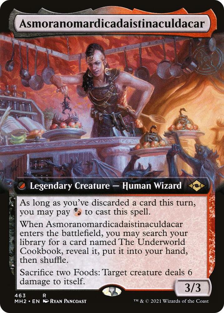 Asmoranomardicadaistinaculdacar (Extended Art) (463) [Modern Horizons 2] [Extended Art]