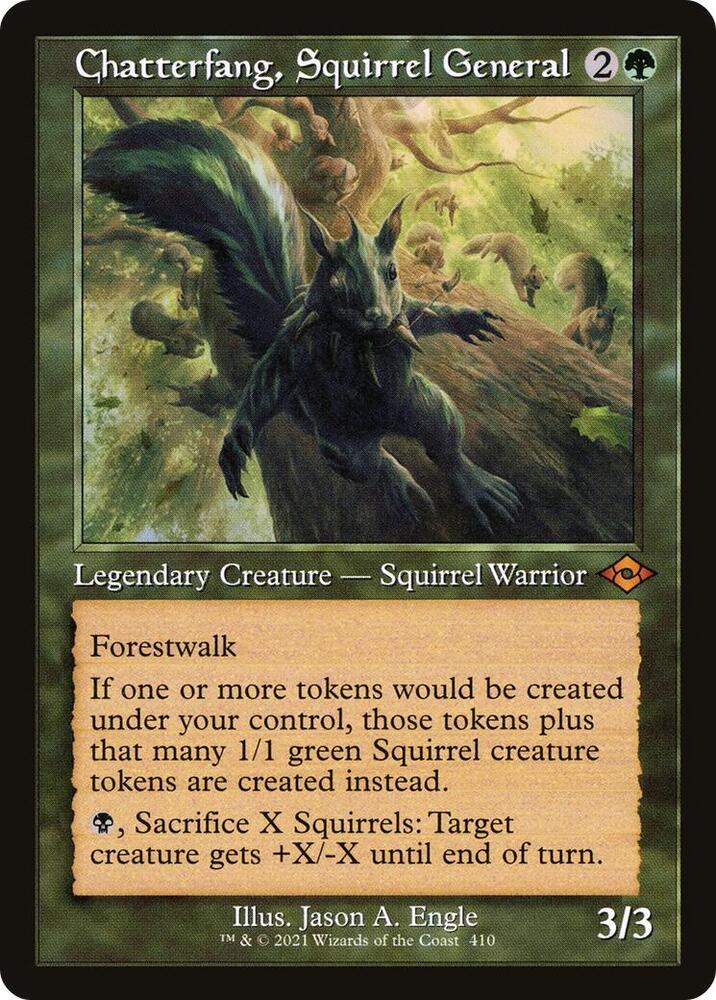 Chatterfang, Squirrel General (Retro Frame) (410) [Modern Horizons 2]