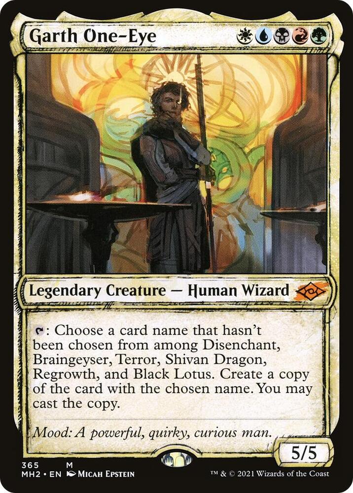 Garth One-Eye (Showcase) (365) [Modern Horizons 2] [Showcase]