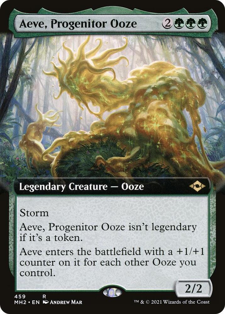 Aeve, Progenitor Ooze (Extended Art) (459) [Modern Horizons 2] [Extended Art]