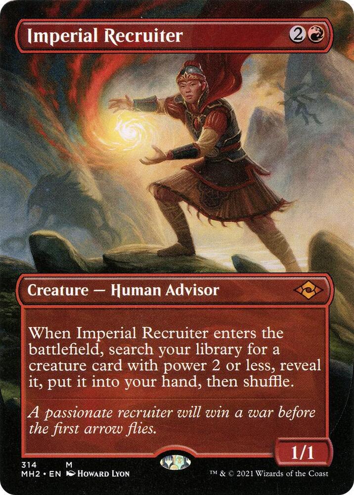 Imperial Recruiter (Borderless) (314) [Modern Horizons 2] [Borderless]