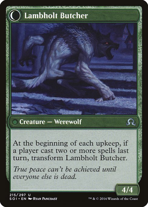 Lambholt Pacifist (215) [Shadows over Innistrad] Reverse