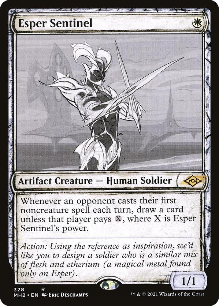 Esper Sentinel (Showcase) (328) [Modern Horizons 2] [Showcase]
