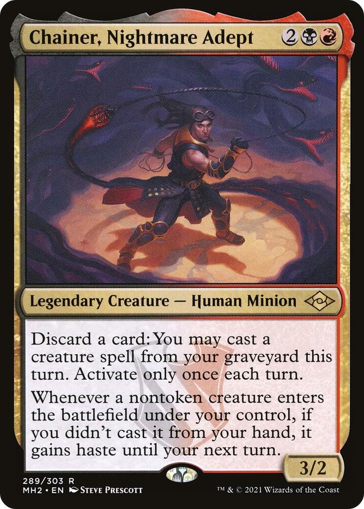 Chainer, Nightmare Adept (289) [Modern Horizons 2]